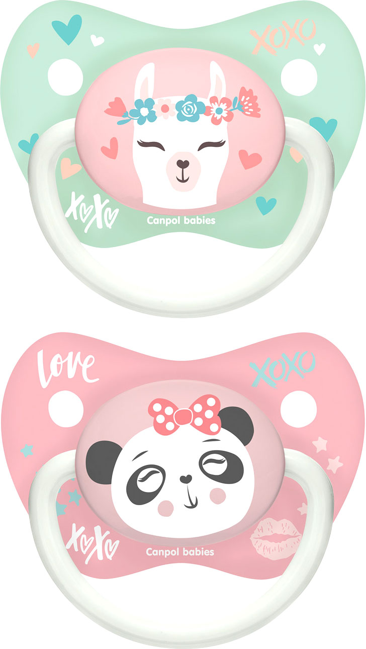 

Пустышка Canpol Babies Exotic Animals силиконовая анатомическая 0-6 месяцев Розовая 2 шт (23/920_pin)