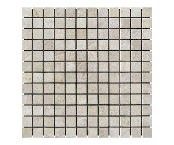 

Мозаичная плитка мрамор Victoria Beige (23х23x6 мм) Полированная