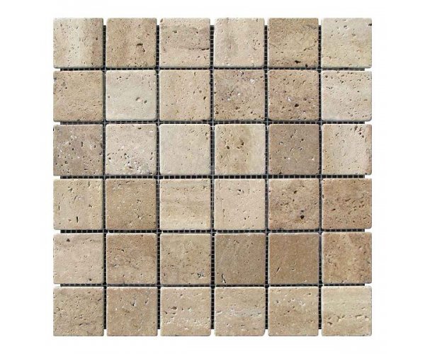 

Мозаичная плитка Травертин Travertine Classic (47х47x6 мм) Стареная/Валтованная/Античная