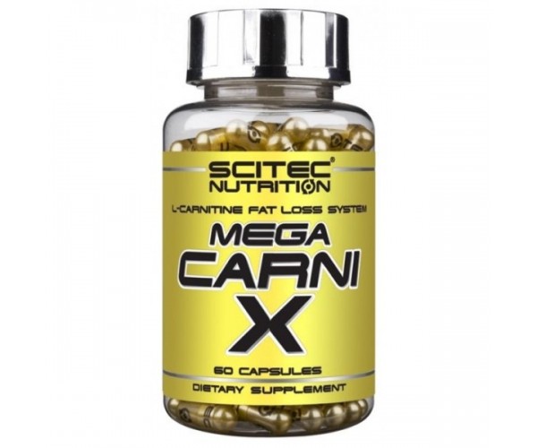 

Жиросжигатель Scitec Nutrition MEGA CARNI-X 1000 МГ, 60 caps