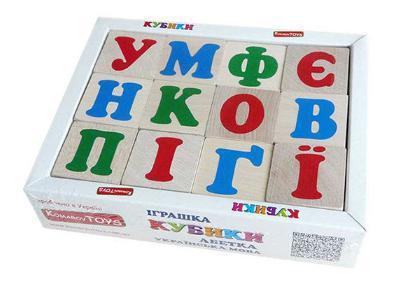 

Кубики Українська абетка Навчальне Обладнання
