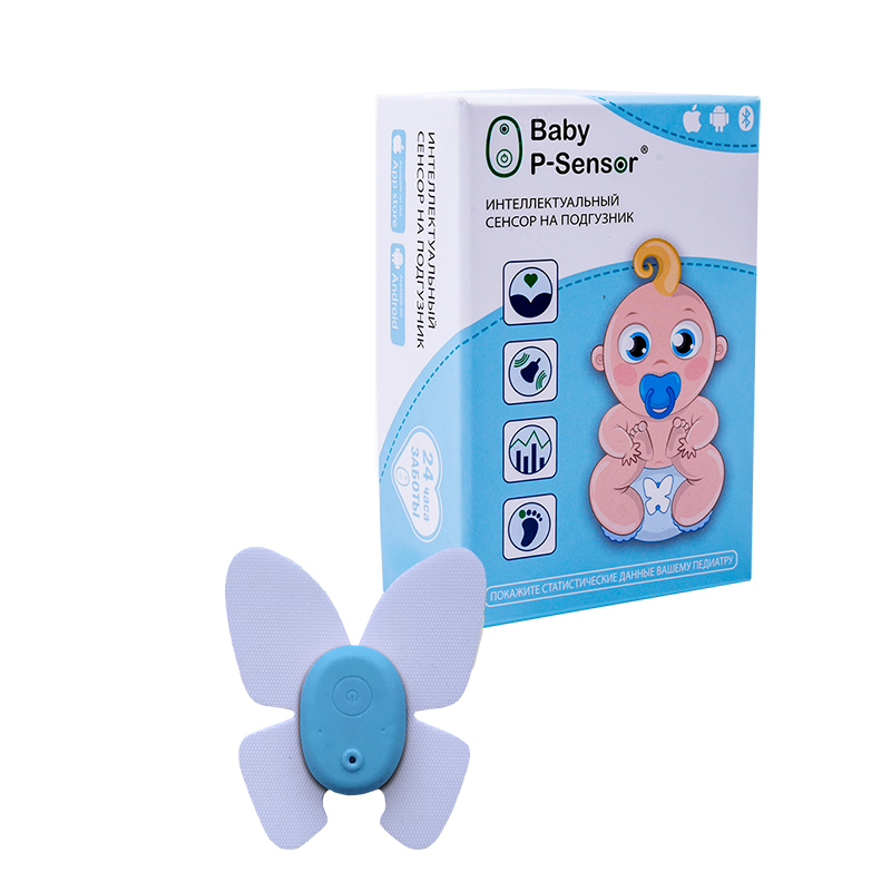 

Интеллектуальный сенсор для подгузников "Baby P-Sensor" голубой