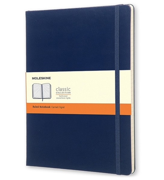 

Блокнот Moleskine Classic великий 19 x 25 см в лінію сапфір