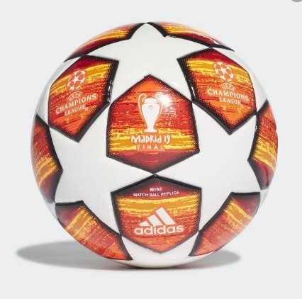 

Мяч футбольный для детей Adidas Finale Madrid Mini DN8684 №1 Бело-оранжевый