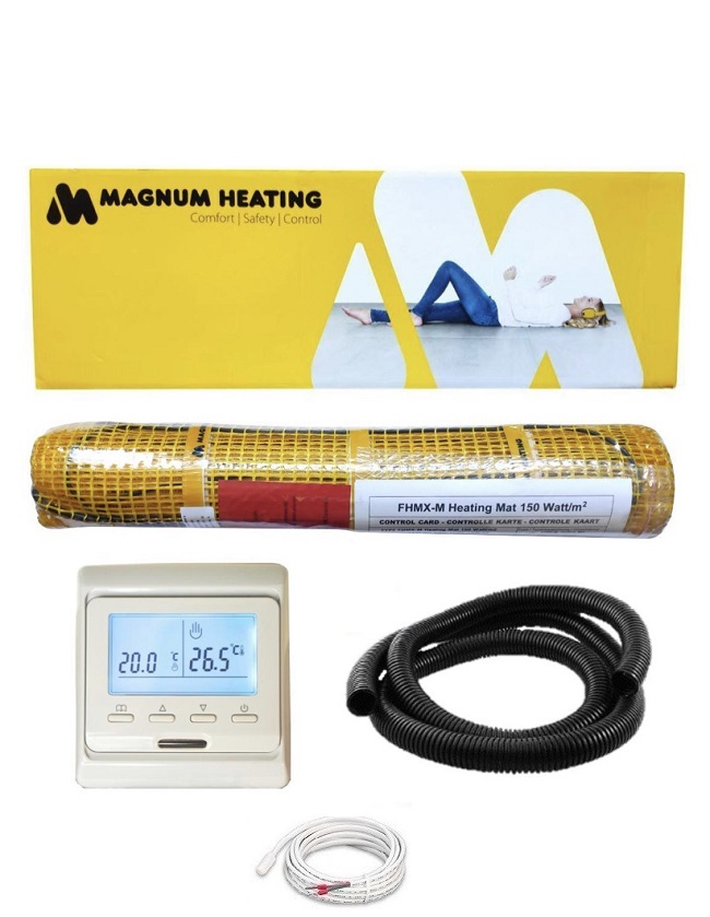 

Теплый пол МАGNUM двухжильный мат 450 Вт 3 м2 с программируемым терморегулятором в комплекте