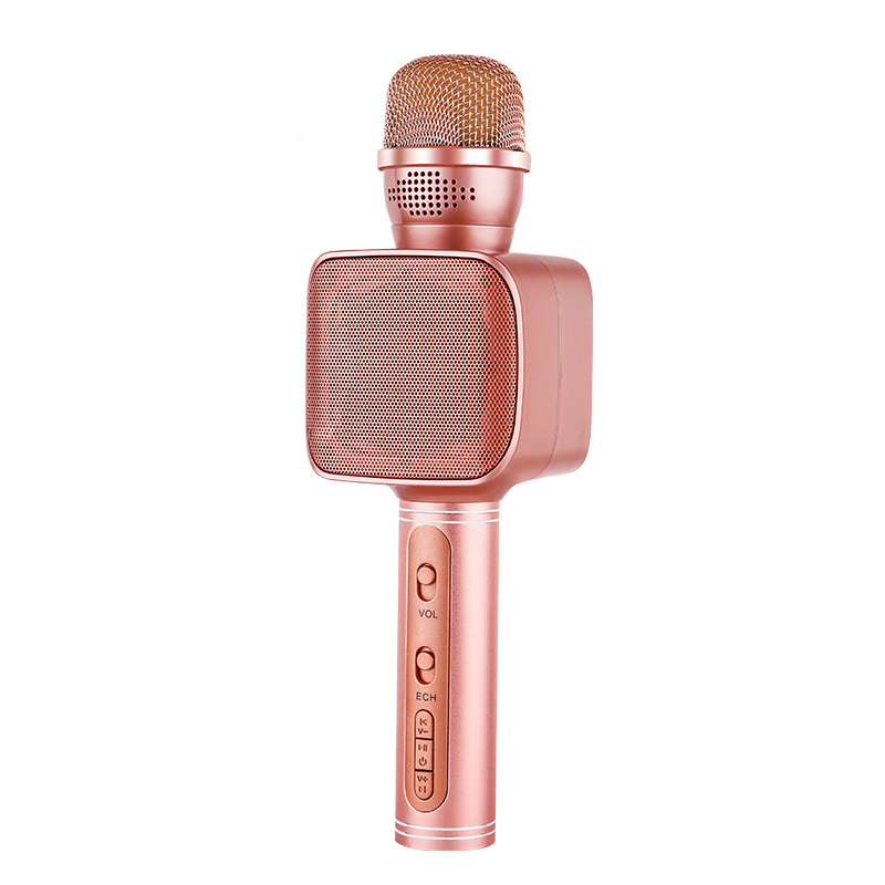 

Беспроводной караоке микрофон с колонкой Magic Karaoke YS-68 Вокальный с мембраной низких частот Pink (47540-IM)