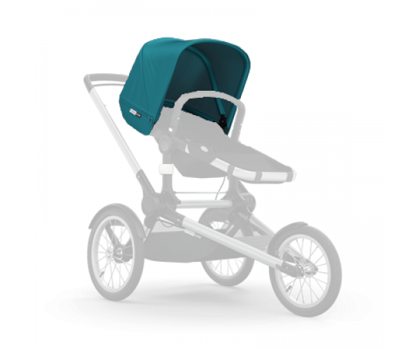 

Прогулочный блок с текстилем Runner Petrol blue