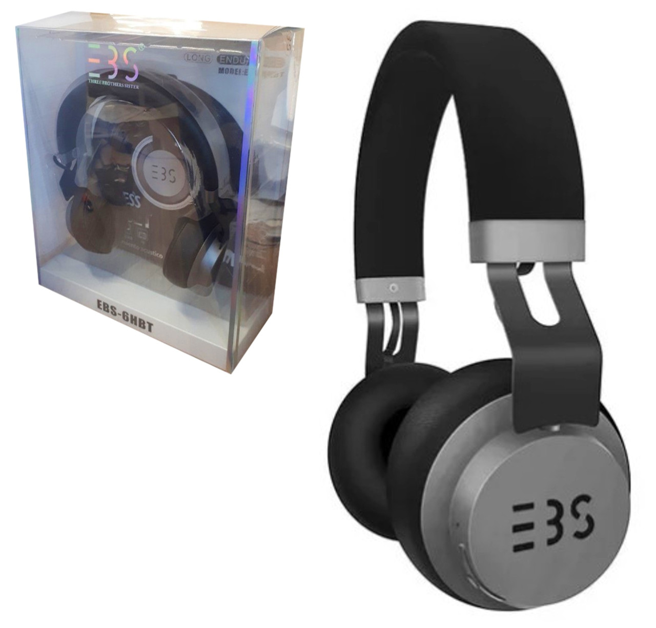 

Беспроводные наушники Bluetooth EBS-6Hbt. Блютуз наушники для компьютера
