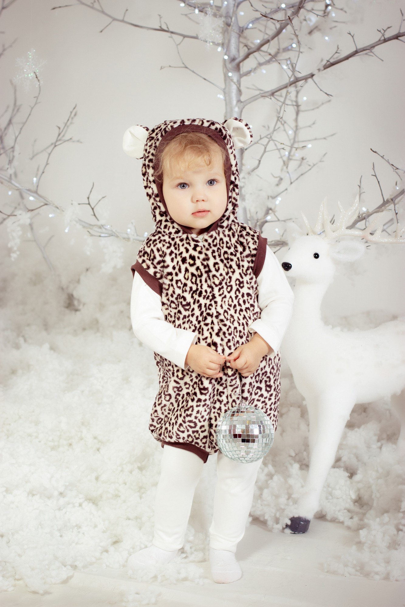 

Карнавальный костюм леопарда Baby Boom кофта + штаны + боди р. 80