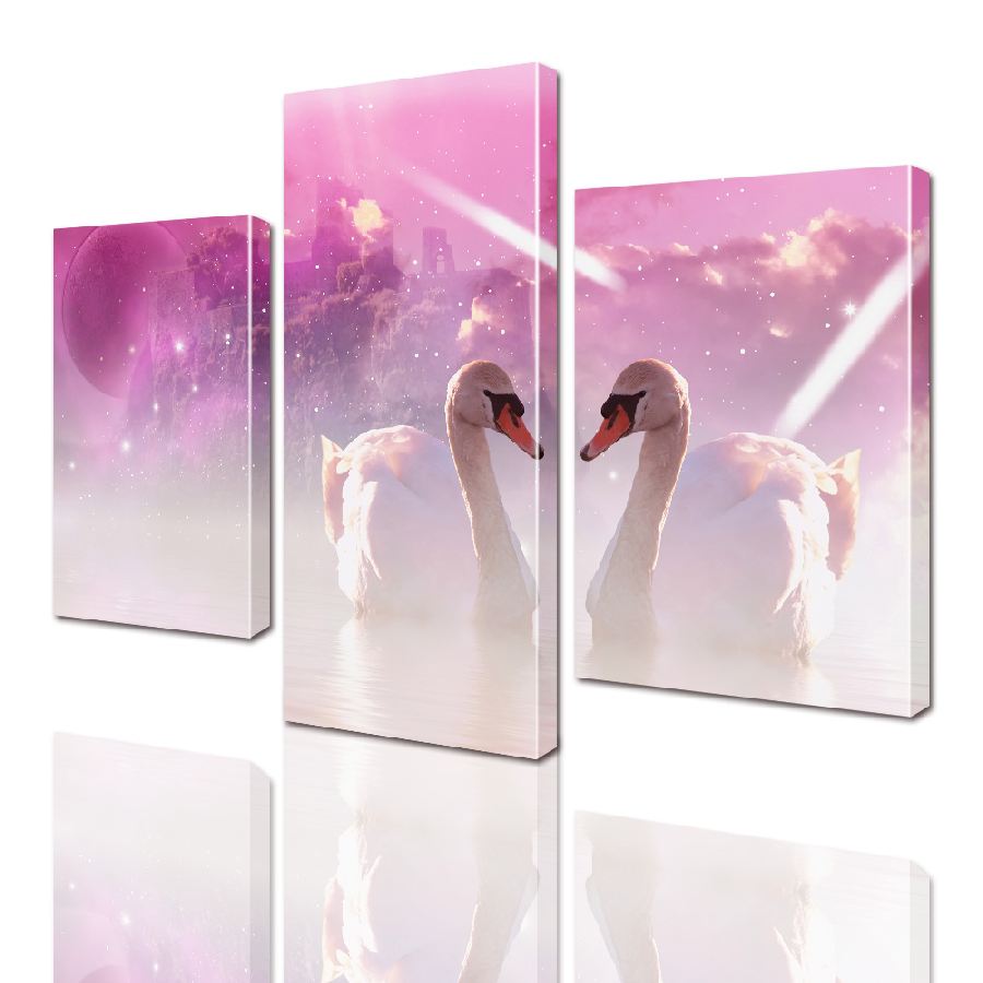 

Модульная картина Лебеди ADJ0001 размер 120 х 180 см