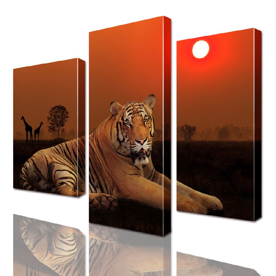 

Модульная картина Тигр ADJ0092 размер 150 х 180 см