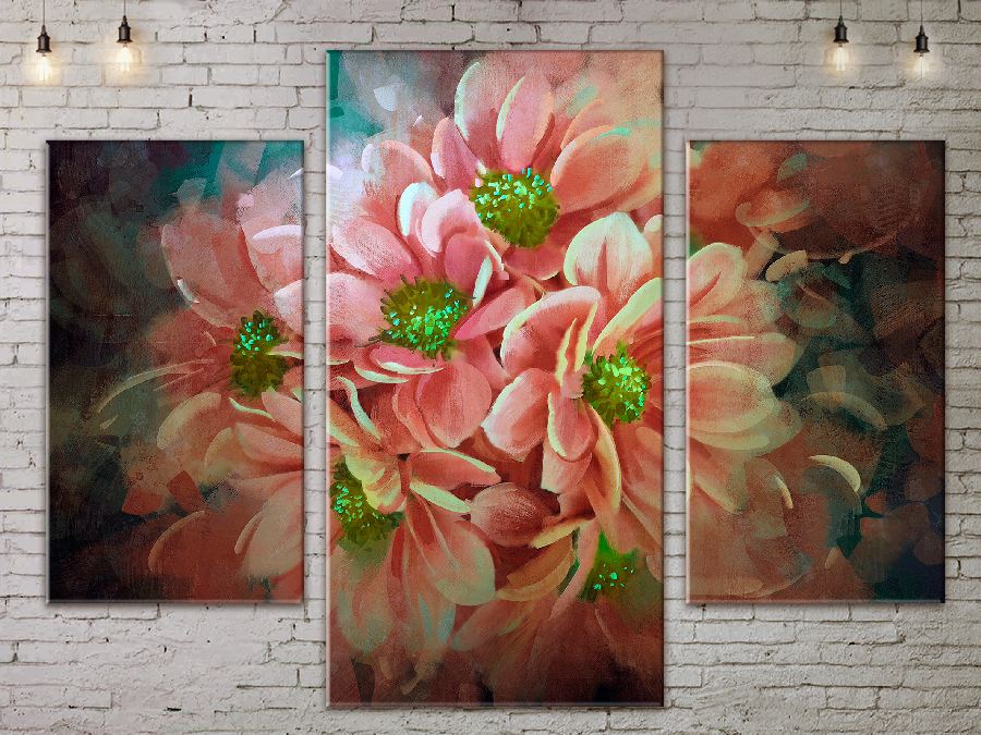 

Модульная картина ArtStar цветы ADFL0224 размер 150 х 180 см