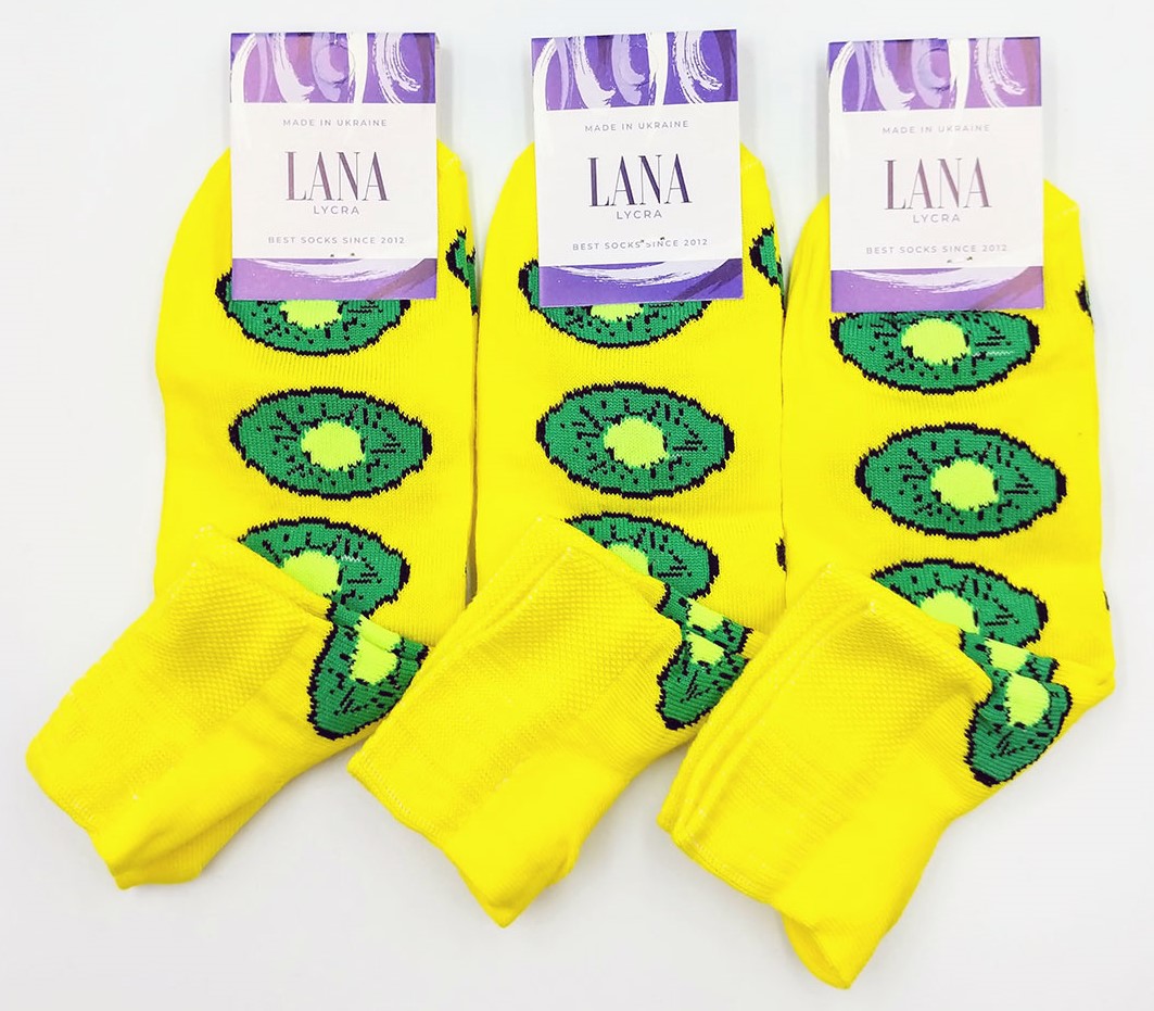 

Носки Лана Lycra Киви 36-40 3 пары Желтые