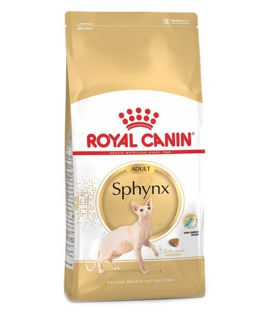 Сухой корм Royal Canin Sphynx Adult для котов породы сфинкс от 12 месяцев 10 кг