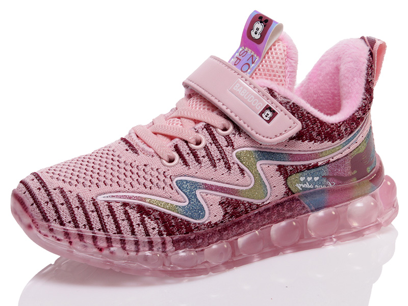 

Кроссовки Babudog 9956 pink-ROZ 37 22см
