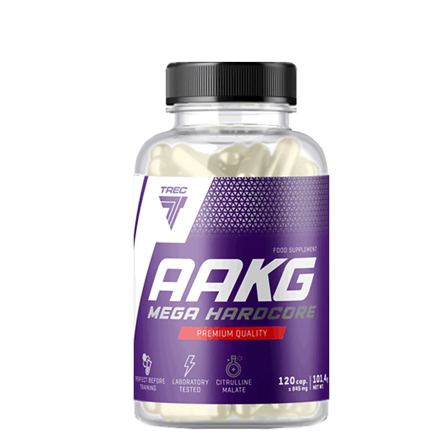 

Предтренировочный комплекс Trec Nutrition AAKG Mega Hardcore 120 капс