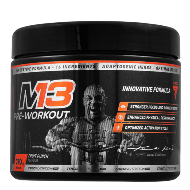 

Предтренировочный комплекс Trec Nutrition M 13 270 г Тропический шторм