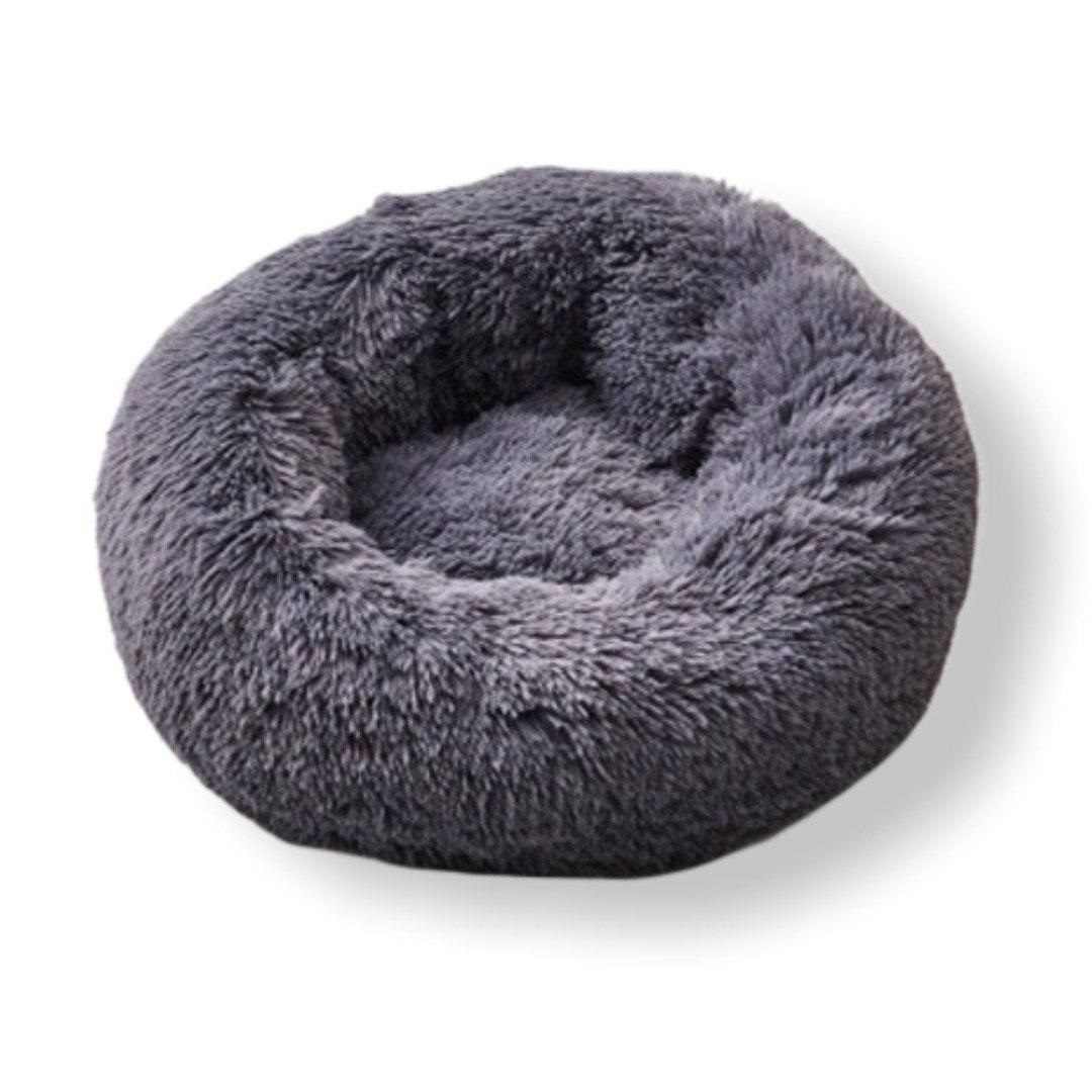 

Подушка-лежак для кошек и собак с ворсом Pets Pillows Серая диаметр 70 см grey(303)