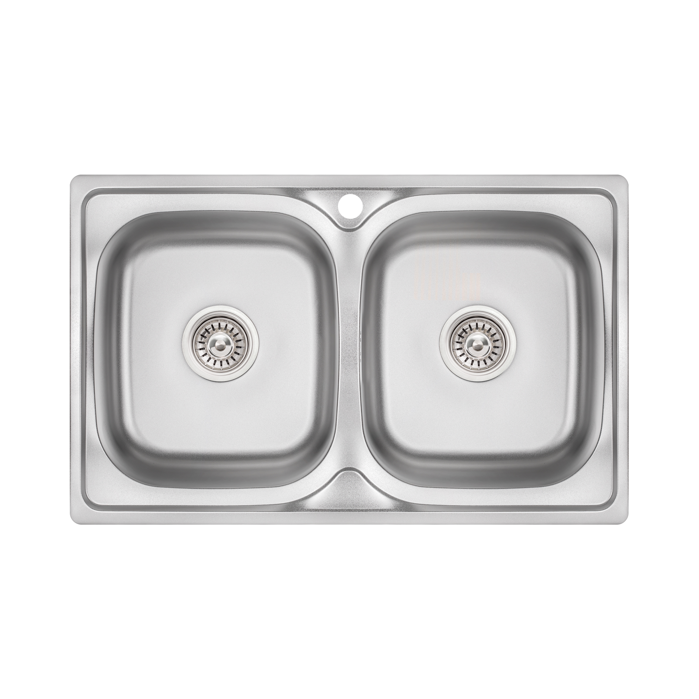 Кухонная мойка с двумя чашами Lidz 7948 0,8 мм Micro Decor ...