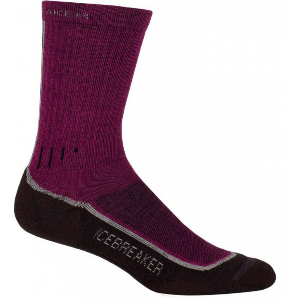

Термоноски Icebreaker Hike Lite Crew WMN cranberry/silver L (IBN 304 924 L)