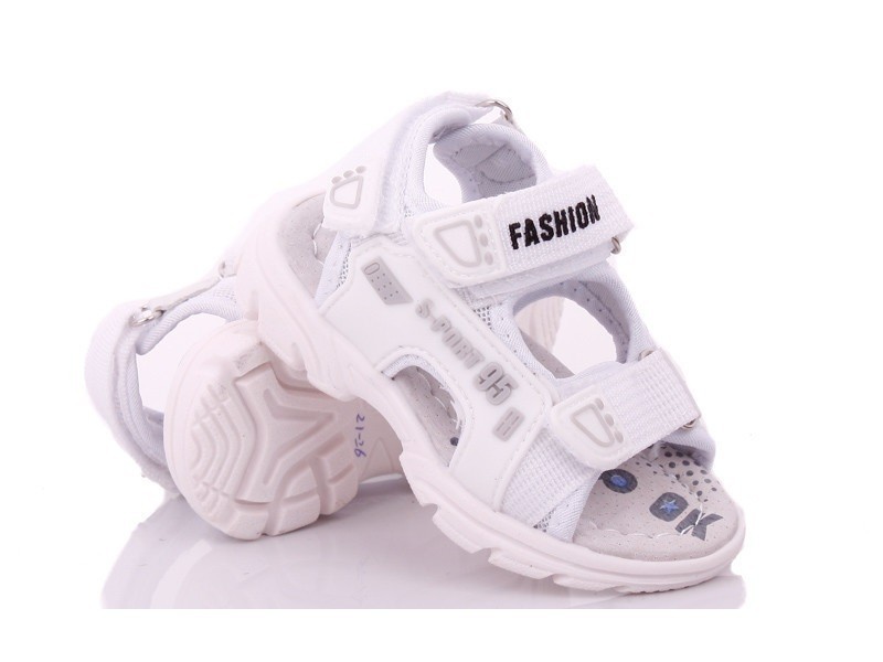 

Сандалии для мальчика Fashion 95 белый цвет размер 21 (343819)