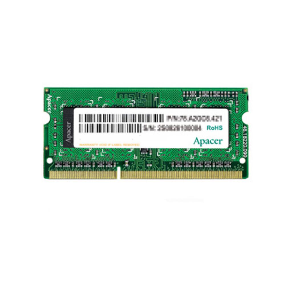 

Модуль памяти для ноутбука SoDIMM DDR3L 8GB 1600 MHz Apacer (AS08GFA60CATBGJ)