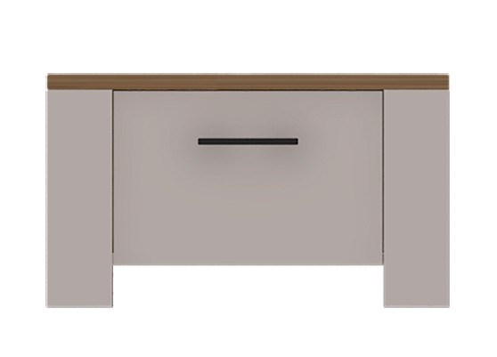 

Тумбочка прикроватная TVshka Aruba AR 15 65x40.2x40 см белый, дуб вотан/белый, дуб вотан