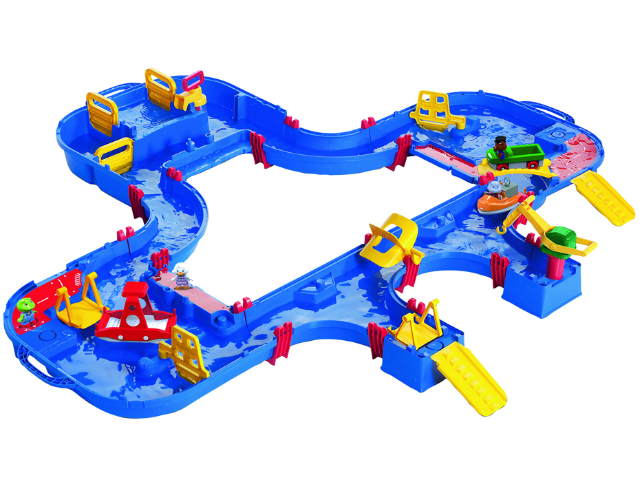 

Игровой набор BIG Аква Плей. Путешествие на пароме с краном и 4 фигурками 62 аксес. 150х160х22 см в кейсе 3+ (8700001544)