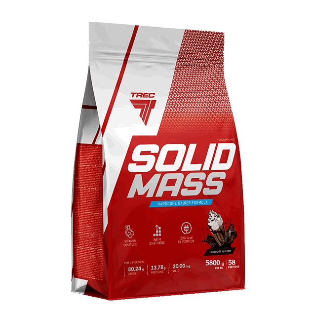 

Гейнер TREC nutrition Solid Mass 5800 грамм Шоколад (335369-1)