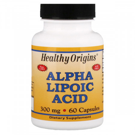 

Альфа-липоевая кислота Healthy Origins Alpha Lipoic Acid 300 мг (60 капсул) (334136)