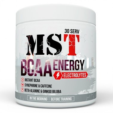 

BCAA аминокислоты MST Nutrition BCAA Energy electrolytes 330 грамм Грейпфрут (334476-2)