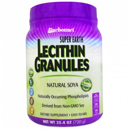 

Гранулы лицетина Bluebonnet Nutrition Super Earth Lecithin Granules 720 гр Без вкуса (334795)