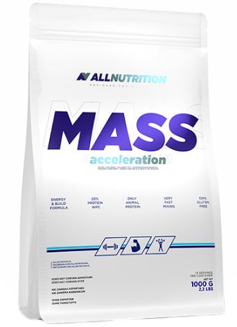

Гейнер AllNutrition Mass Acceleration 1000 грамм Белый шоколад (334358-7)
