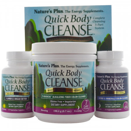 

Быстрая Очистка Организма Программа на 7 дней из 3 частей Natures Plus Quick Body Cleanse (334829)