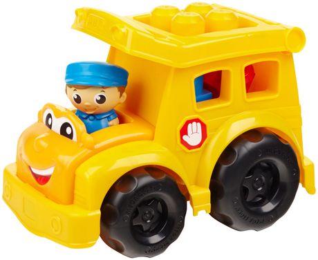 

Конструктор Mega Bloks First Builders для детей ясельного возраста Школьный автобус 80410