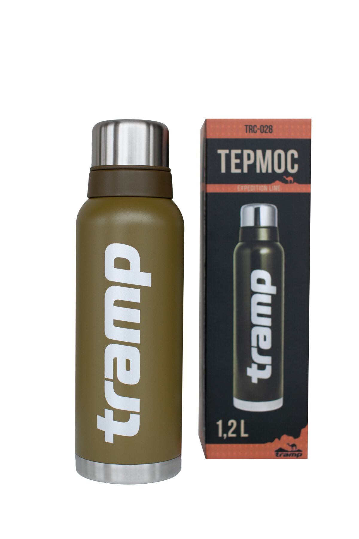 

Термос Tramp 1,2 л оливковый (TRC-028-olive)