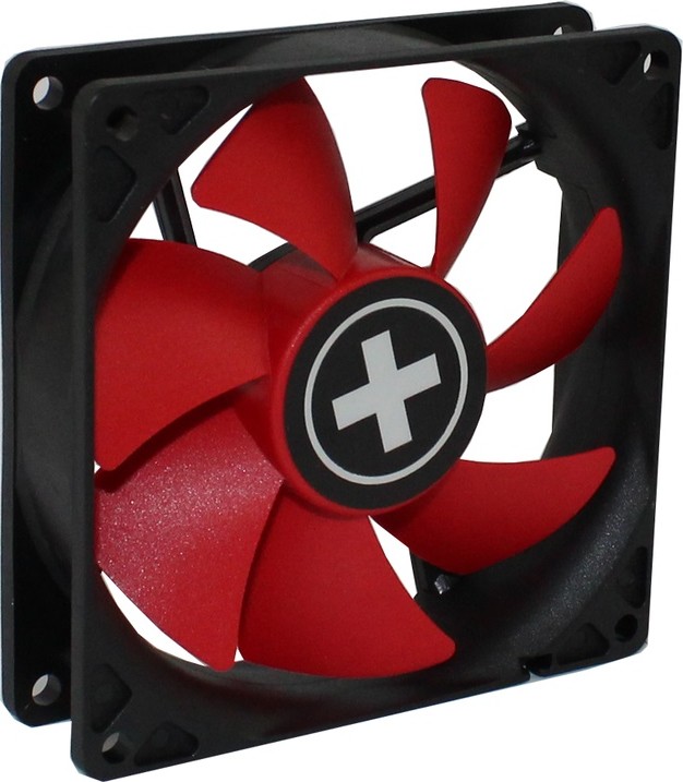 

Вентилятор Xilence XPF92.R.PWM (XF041), 92х92х25мм, 4-pin, Black/Red