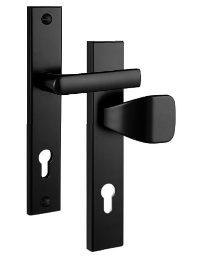 

Защитная фурнитура ROSTEX R1/R4 R DIN PLATE 22мм 38-55мм 3 класс Hranate/804 72 мм черная (Чехия)