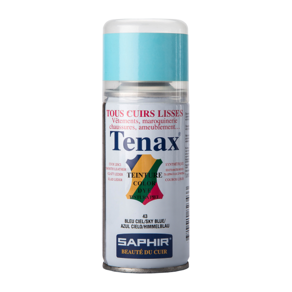 

Краска для кожи голубая Saphir Tenax Spray, 150 мл