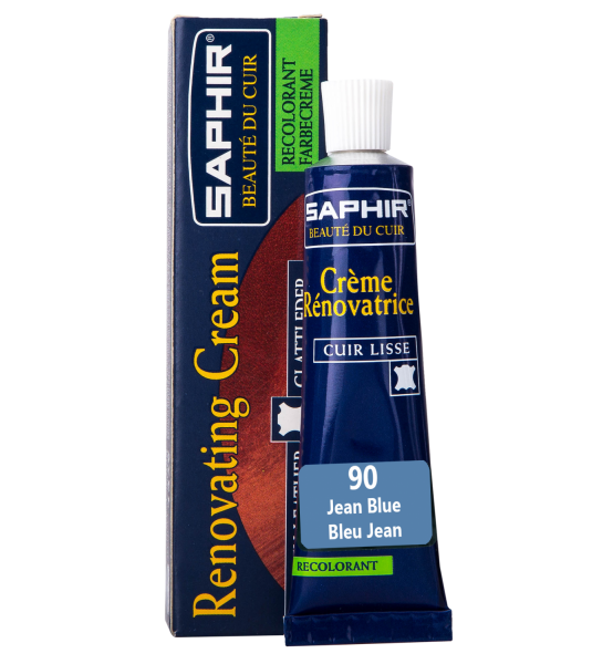

Серо-голубая жидкая кожа Saphir Creme Renovatrice, 25 мл