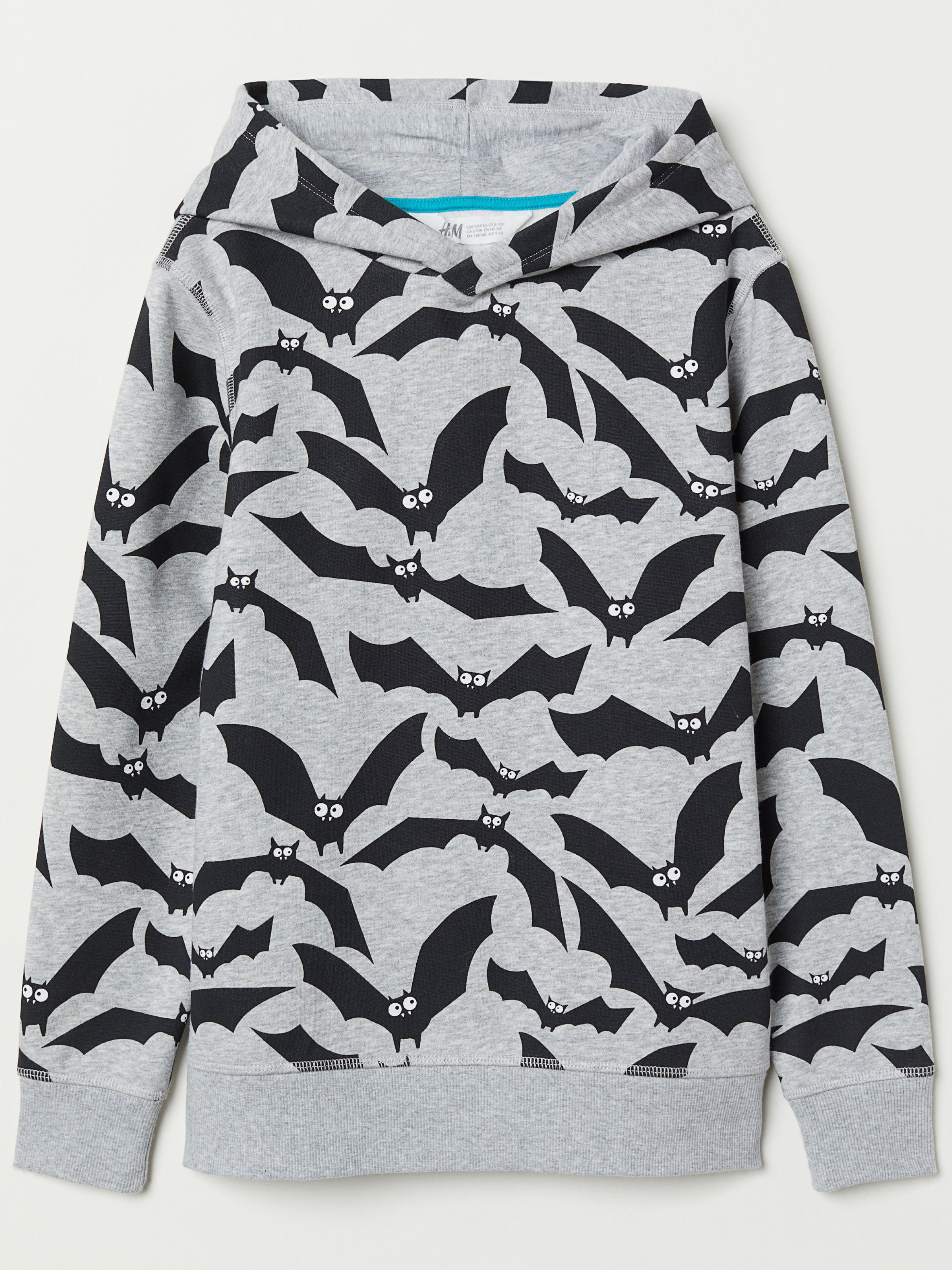 

Толстовка летучие мышки H&M 0672096 98 cm (7538298cm) Серый