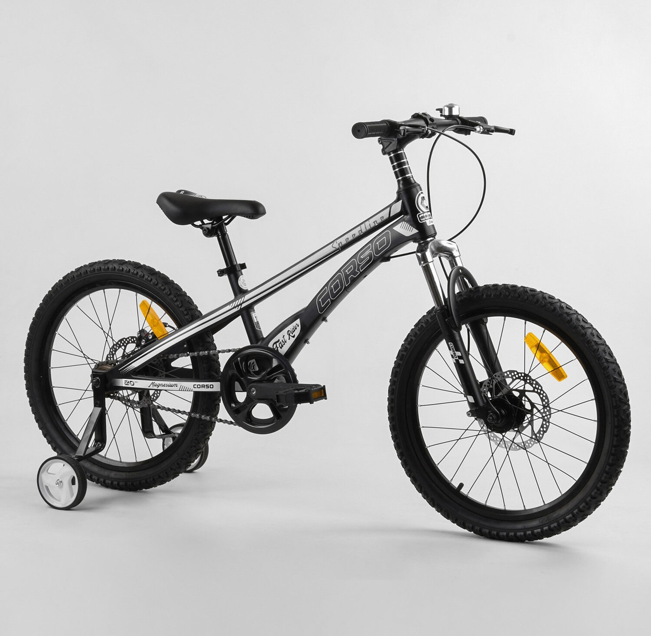 Детский магниевый велосипед 20`` CORSO «Speedline» MG-98402 черный ...