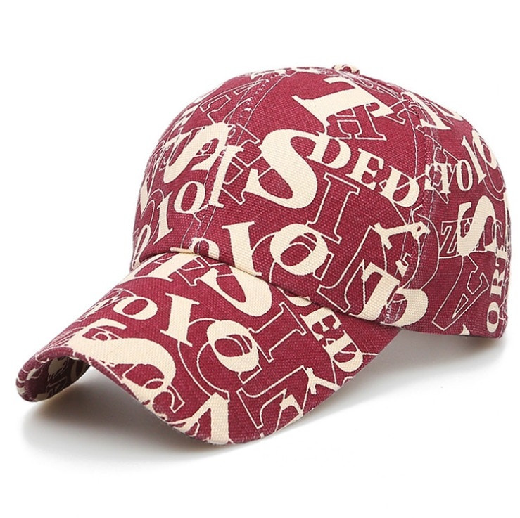 

Бейсболка Joymay Letters Red