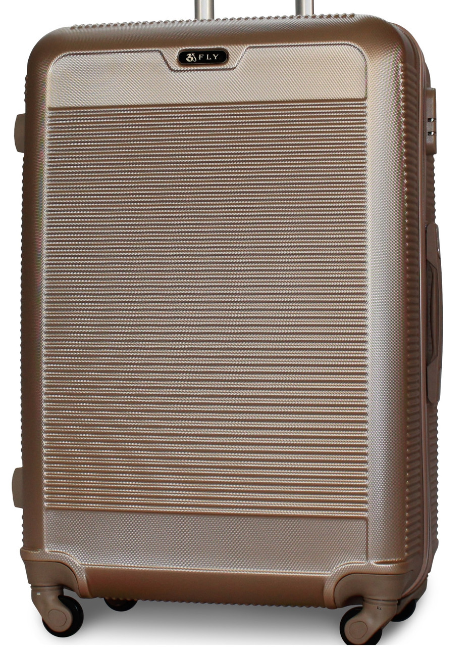 

Малый пластиковый чемодан Fly 1093 на 4 колесах темно-синий