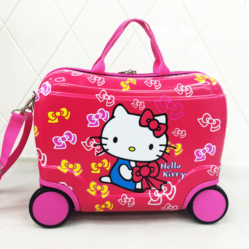 Чемодан-каталка детский Hello Kitty на 4 колесах "HK"L 16"для девочки ...