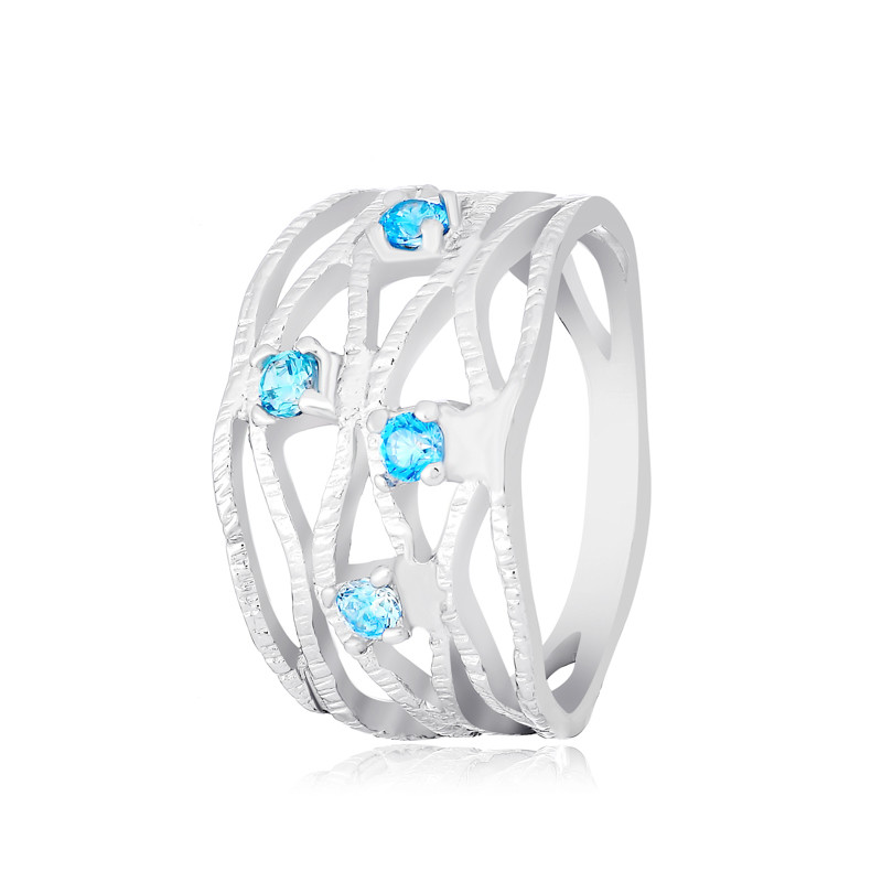 

Серебряное кольцо Сильвекс 925 17,4 (КК2ФЦ/259-З)