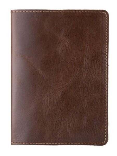 

Кожаная обложка на паспорт HiArt PC-01 Crystal Olive Коричневый