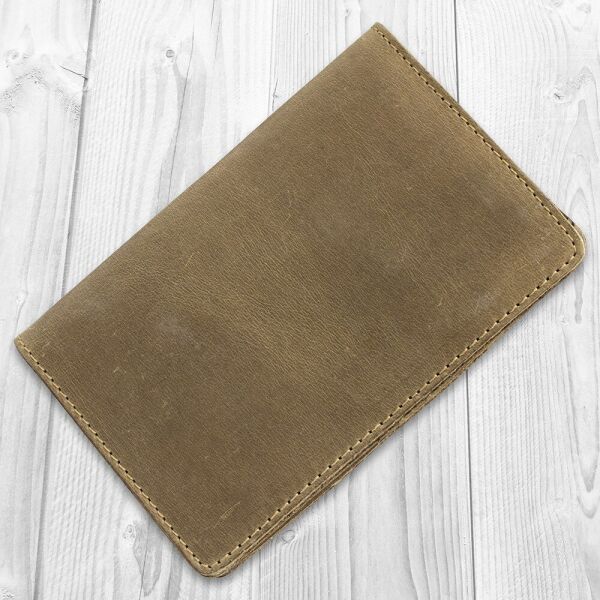 

Обложка-органайзер для документов из кожи HiArt AD-01 Shabby Olive Оливковый