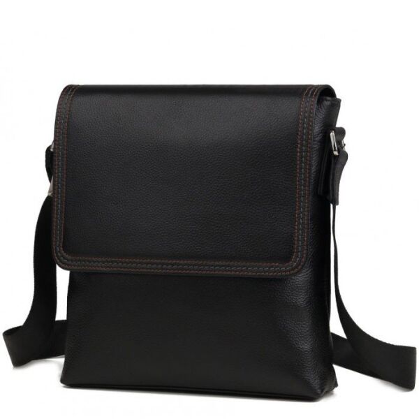 

Мужская кожаная сумка-планшет TIDING BAG M9806-1A Черный