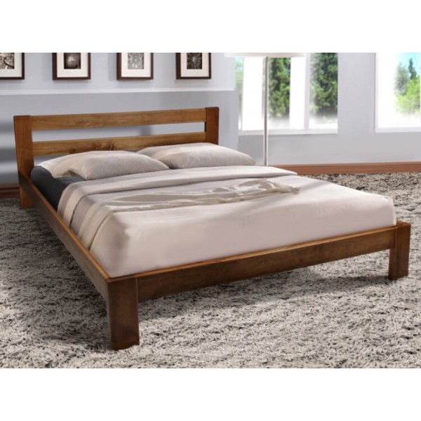 

Кровать двухспальная из дерева MW ECO HOME Star 160*200 Экологически чистое покрытие масло-воск (Италия) . Цвет коньяк .